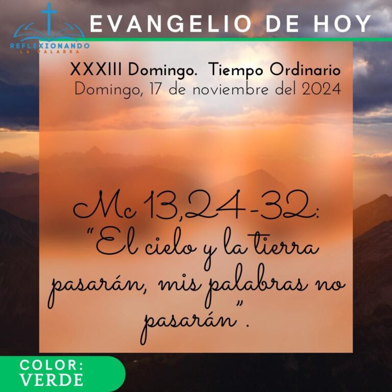 17 de noviembre del 2024 reflexionando la palabra