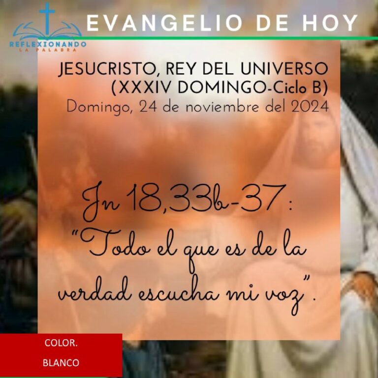 24 de noviembre del 2024 reflexionando la palabra