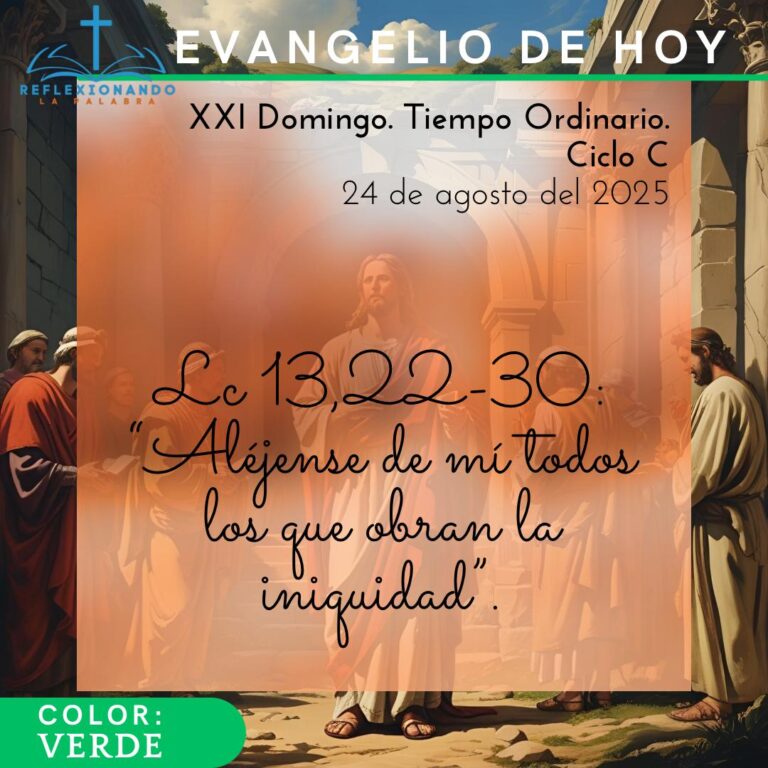 24 de agosto del 2025 reflexionando la palabra